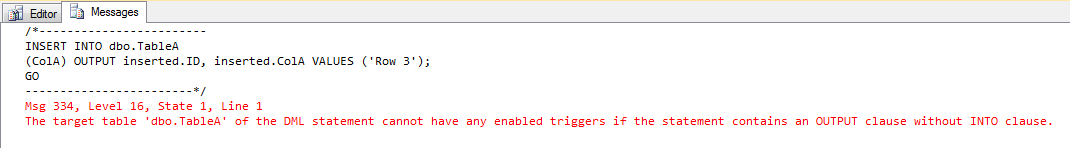 OUTPUT Clause and Triggers img2